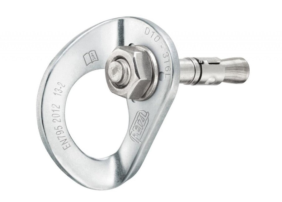 Petzl Coeur Bolt filetto in acciaio inox da 10 mm con occhiello, stainless
