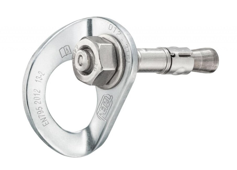 Petzl Coeur Bolt filetto in acciaio inox da 12 mm con occhiello, stainless