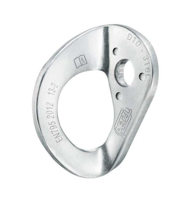 Petzl Coeur placca in acciaio inox 10 mm, stainless