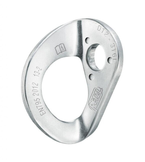 Petzl Coeur Stainless placca in acciaio inox 12 mm