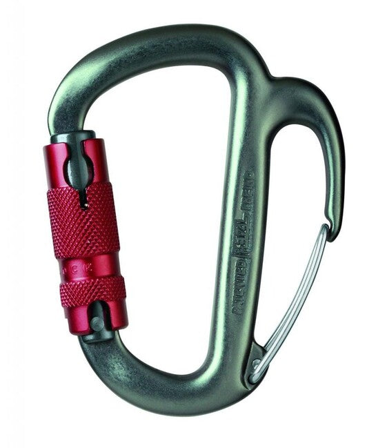 Petzl Freino Twist -Lock moschettone per calate in corda doppia con sicurezza di bloccaggio