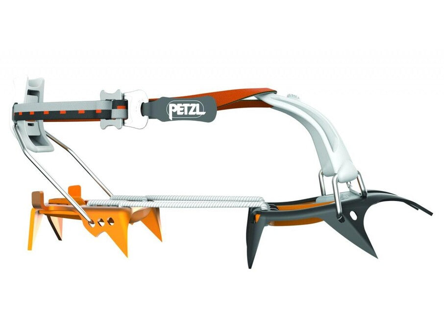 Petzl Irvis Hybrid ramponi, a leva