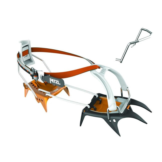 Petzl Irvis Hybrid ramponi, a leva