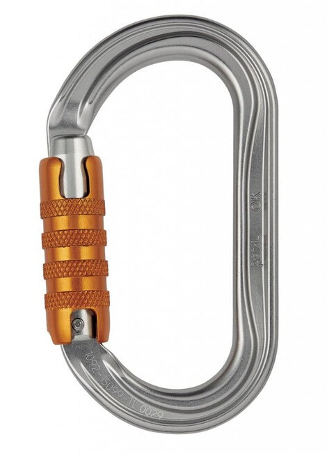 Petzl OK TRIACT LOCK moschettone ovale con sicurezza automatica
