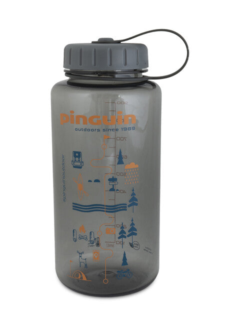 Pinguin Tritan Fat Bottle 1.0L 2020, grigio
