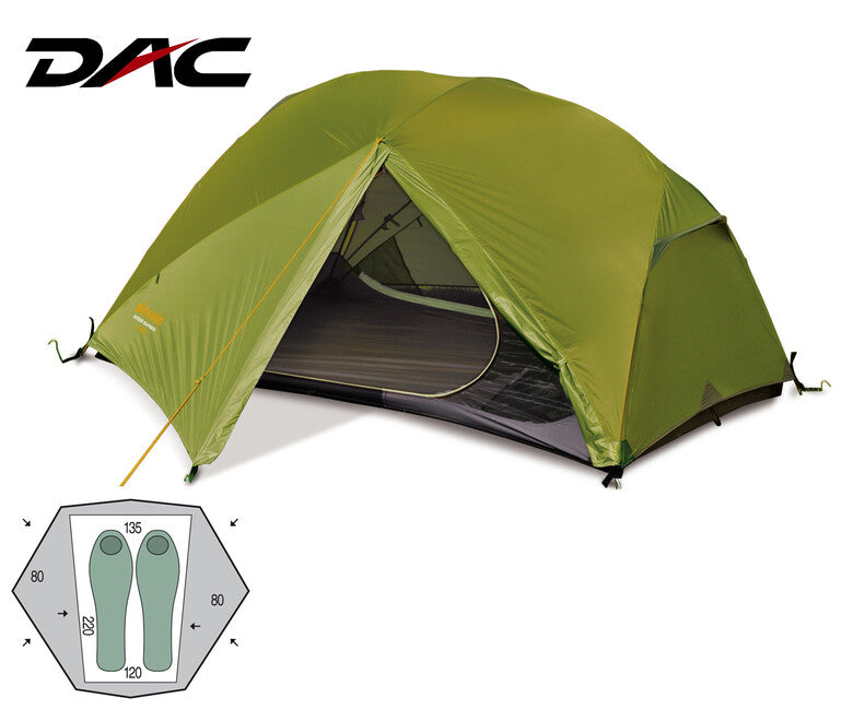 Pinguin Aero 2 tenda, dac verde