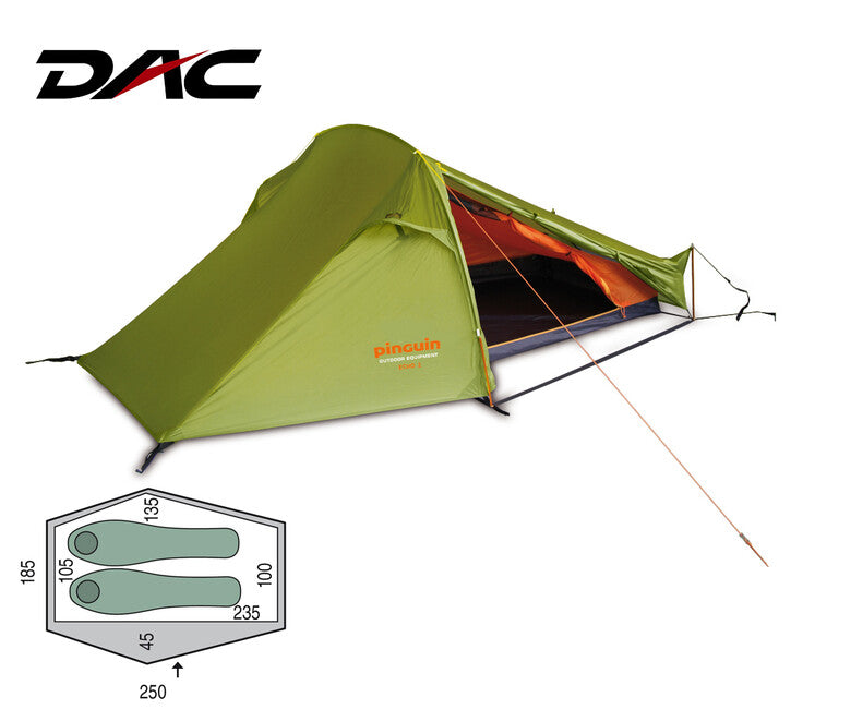 Pinguin Echo 2 tenda, dac verde