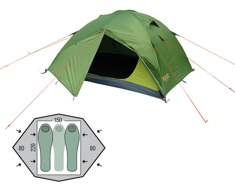 Pinguin Gemini 150 tenda, verde