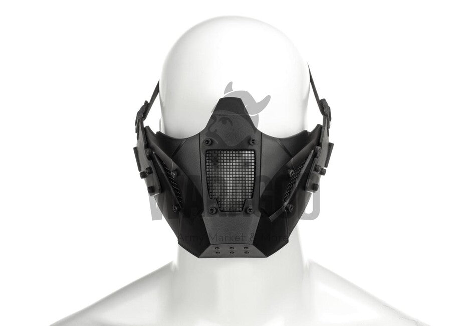 Pirate Arms Warrior Mezza maschera da modellare, nera