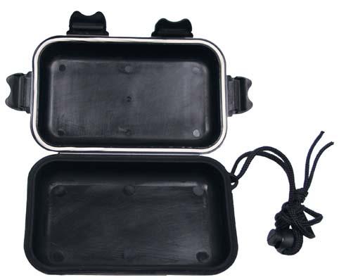 WARAGOD scatola impermeabile in plastica, nero