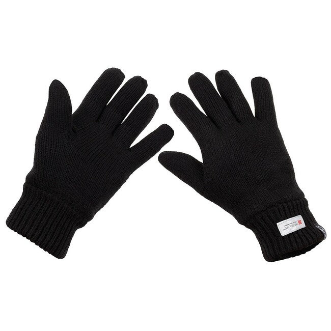 MFH Guanti in maglia con isolamento 3M™ Thinsulate™, nera