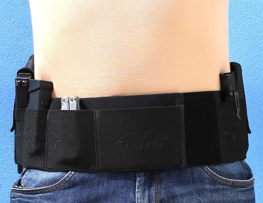 Falco B101 cintura elastica per porto occulto, nera