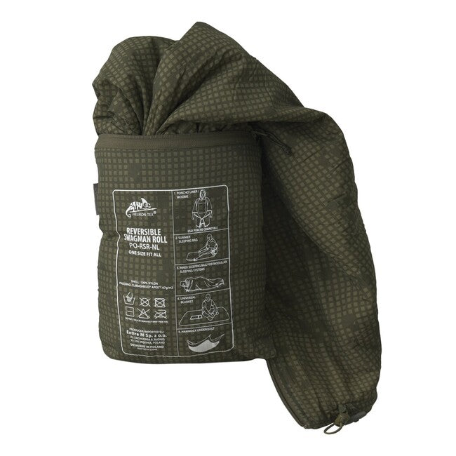 Helikon-Tex Swagman Roll poncho reversibile, pencott wildwood / pencott snowdrift
