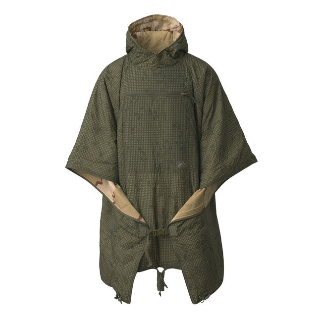 Helikon-Tex Swagman Roll poncho reversibile, desert night camo / us desert