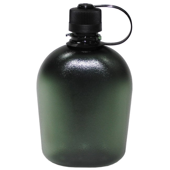 MFH Borraccia trasparente, oliva, 1l