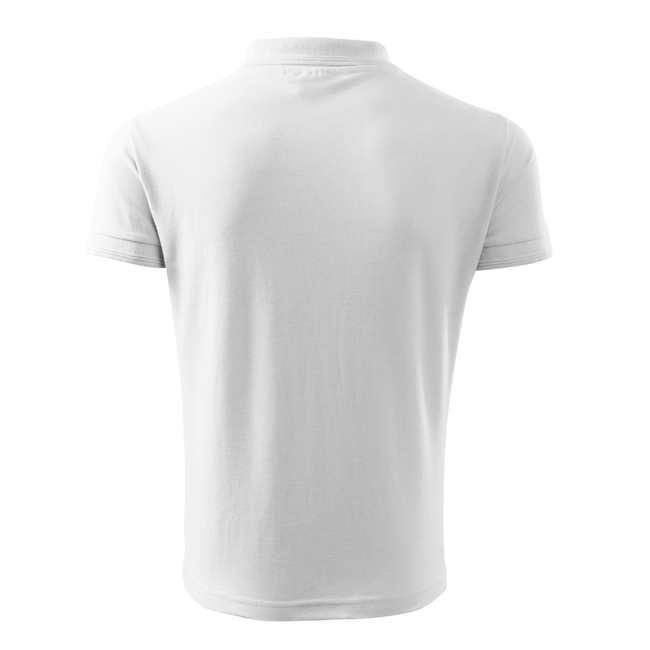 DRAGOWA Polo Maglia piccolo colorato segno slovacco, bianca 200g/m2