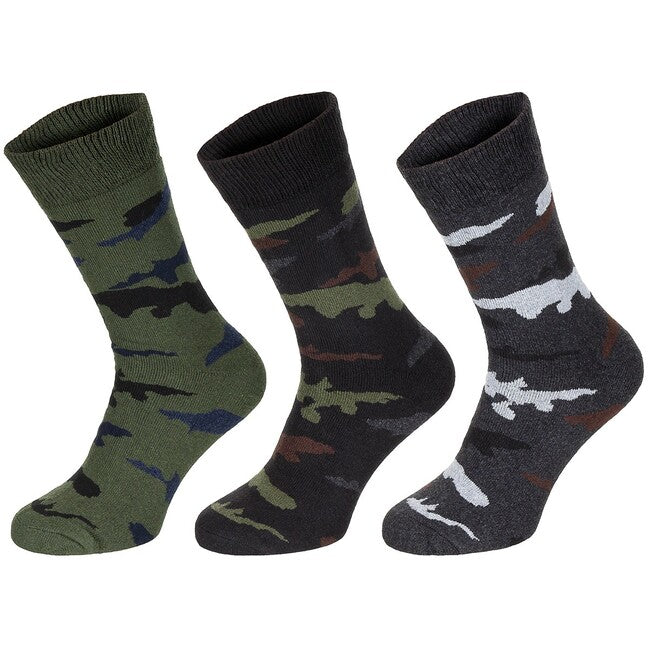 MFH Esercito calzini 3-pack, camo
