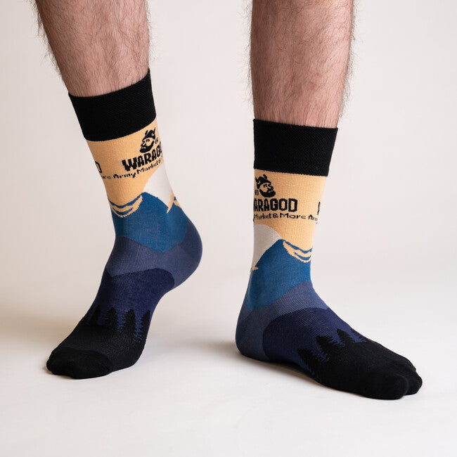 WARAGOD Stromper Outdoor calze, nero