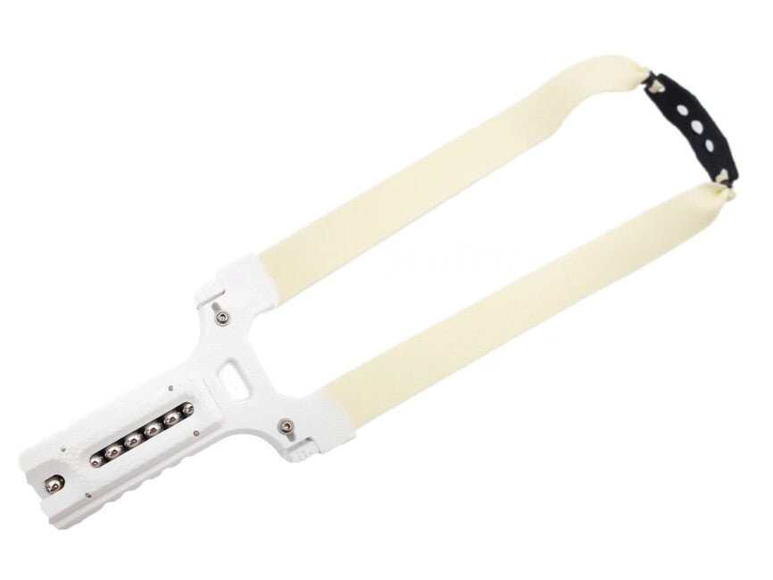 Extreme EDC Slingshot III fionda con gomma, bianca