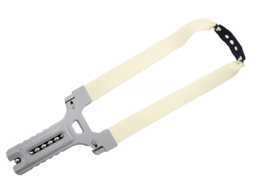 Extreme EDC Slingshot III fionda con gomma, grigia