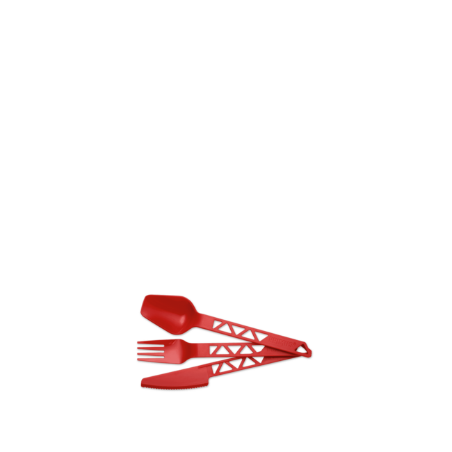 Primus TrailCutlery Posate leggere tritan®, rosso