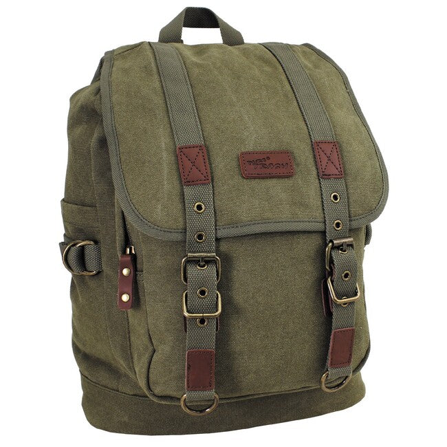 Pure Trash PT zaino canvas , verde OD