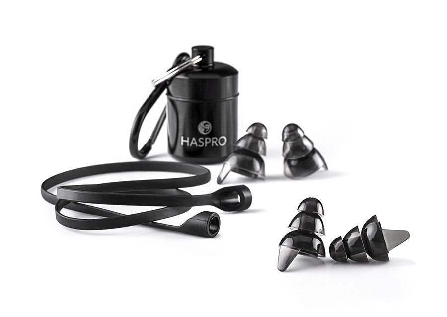 HASPRO Pure music αφαιρούμενα ωτοασπίδες, μαύρο
