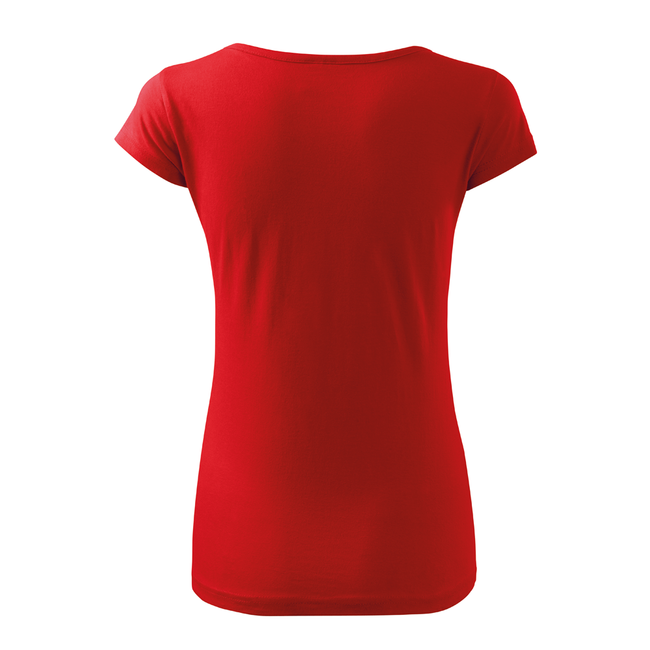 DRAGOWA Maglietta da donna made in slovakia, rossa 150g/m2