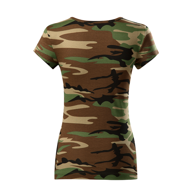 DRAGOWA Maglietta da donna army star, mimetico 150g/m2