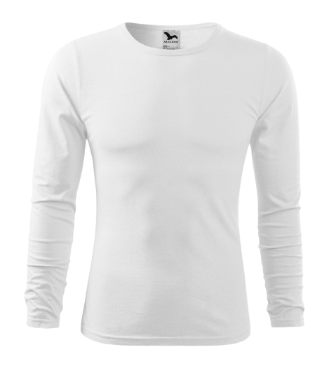 Malfini Fit-T maglia a maniche lunghe 160g/m2, bianca