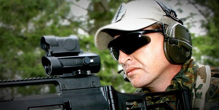 Swiss Eye Raptor Safety occhiali tattici, nero