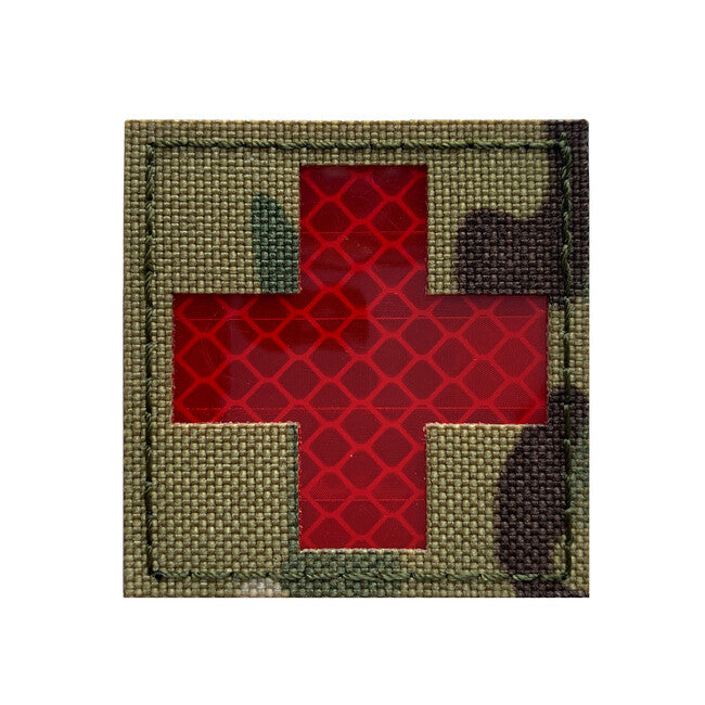 WARAGOD Croce Medica in tessuto riflettente patch Multicam