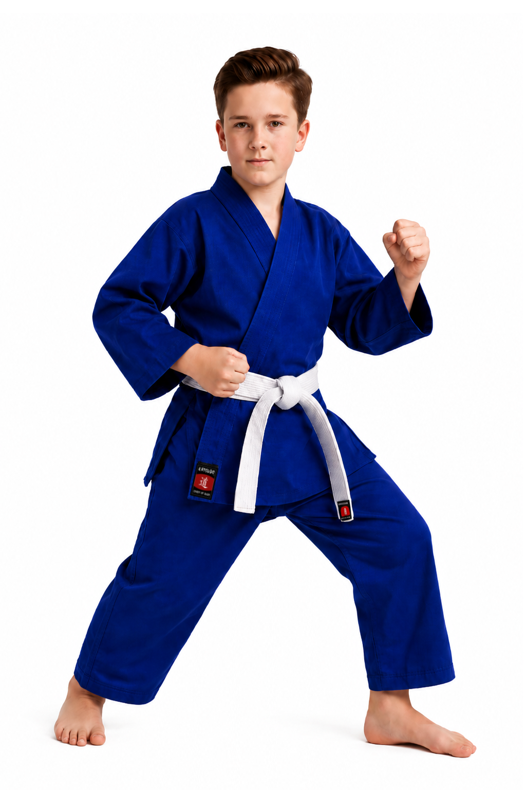 Katsudo Bambini ju kimono Rei 350g, blu