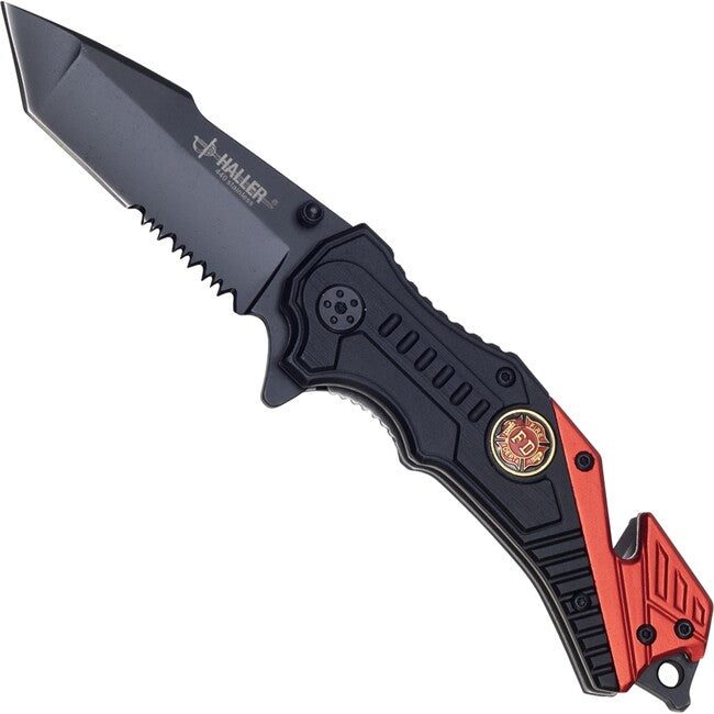Haller Rescue 83473 coltello tascabile, rot