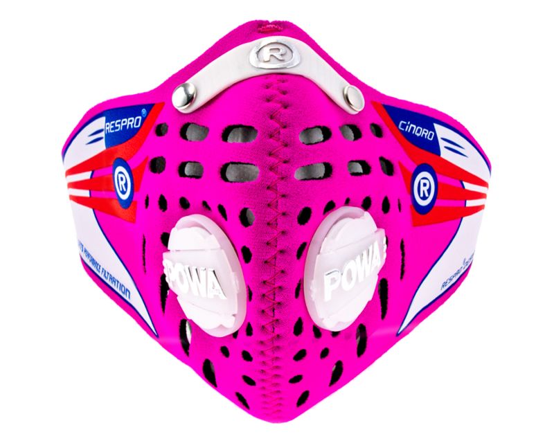 Respro Cinqro maschera antismog CE, rosa