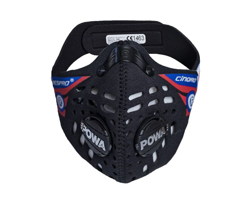 Respro Cinqro maschera antismog, nero