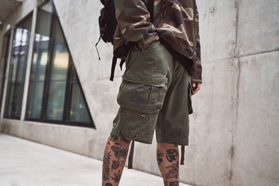Brandit Savage Vintage pantaloncini, Swedisch camo