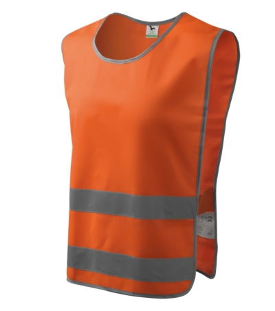 Rimeck Classic Gilet di sicurezza riflettente, arancione fluorescente