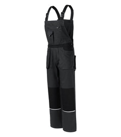 Rimeck Woody pantaloni con bretelle da uomo, grigio