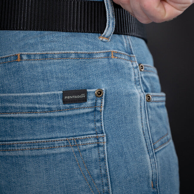 Pentagon Rogue pantaloni jeans, light indigo blue