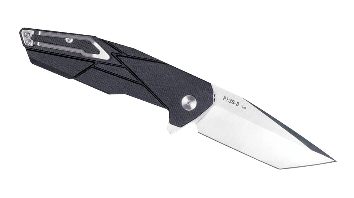 Ruike P138 coltello, nero