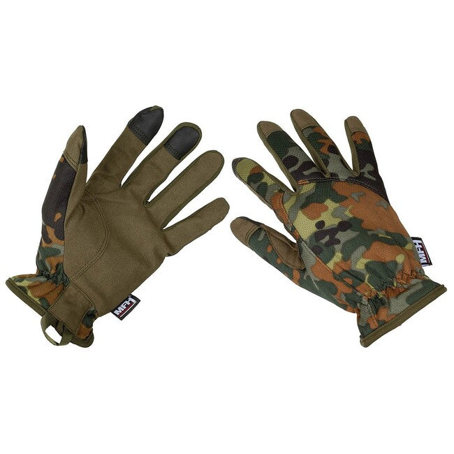MFH Professionali leggeri guanti, bw camo