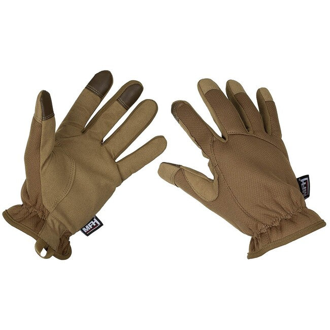MFH Professional Guanti leggeri, marroni coyote