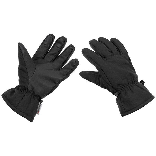 MFH Softshell guanti con isolamento 3M™ Thinsulate™, neri
