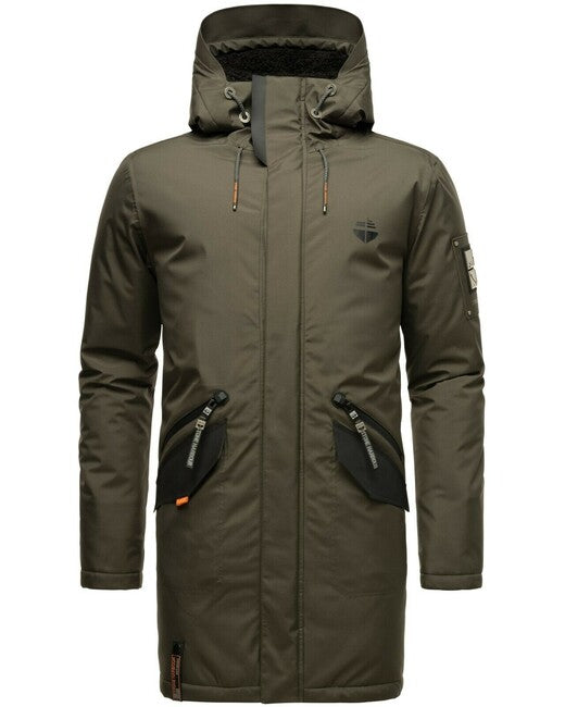 Stone Harbour Ragaan giacca invernale da uomo con cappuccio, antracite
