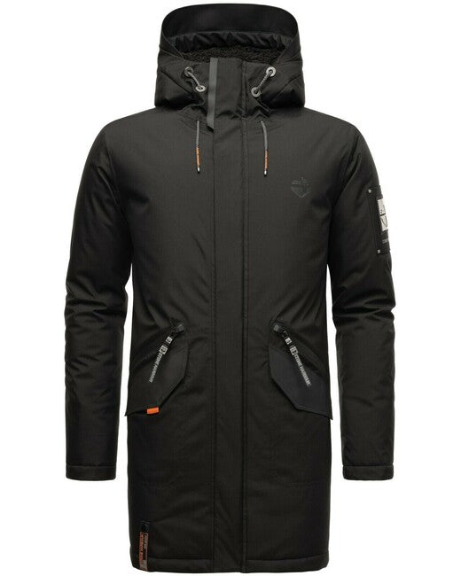 Stone Harbour Ragaan giacca invernale da uomo con cappuccio, nera