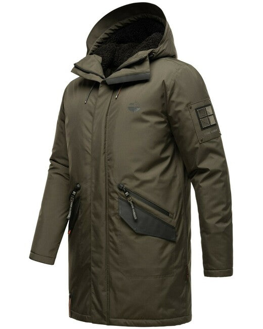 Stone Harbour Ragaan giacca invernale da uomo con cappuccio, antracite