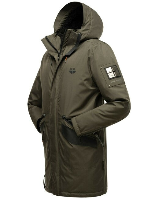 Stone Harbour Ragaan giacca invernale da uomo con cappuccio, antracite