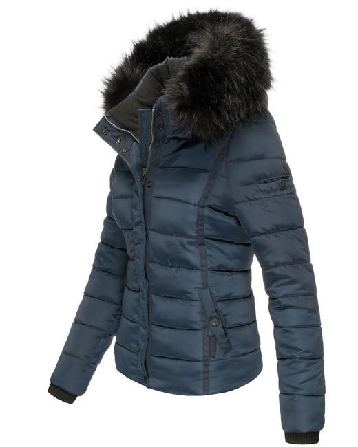 Navahoo Miamor giacca invernale da donna con cappuccio, blu scuro