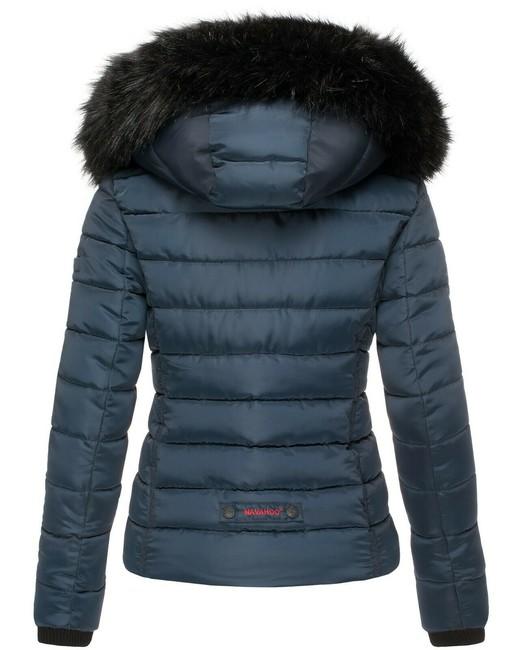 Navahoo Miamor giacca invernale da donna con cappuccio, blu scuro